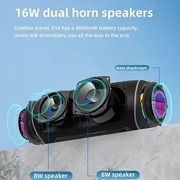 Колонка Hopestar P34 чорна (43426-P34_1024) - мініатюра 4
