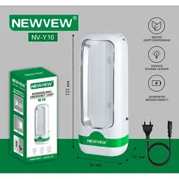 Ліхтар NEWVEW NV-Y16 800mAh, White-Green (NWVW-NV-Y16-WHGN) - мініатюра 5
