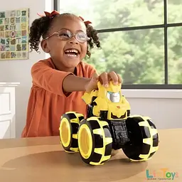 Іграшкова машинка John Deere Kids Monster Treads Бамблбі з великими колесами що світяться (47422) - мініатюра 5