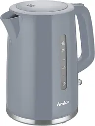 Електрочайник Amica 1.7 л пластик сірий kuh0015366 - мініатюра 2