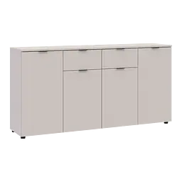 Комод Doros Рон 7 4 фасади 2 шухляди Кашемір 160х38х81 (41516049) - мініатюра 3