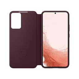 Чохол до мобільного телефона Samsung Smart Clear View Cover Galaxy S22 Plus Burgundy (EF-ZS906CEEGRU) - мініатюра 3