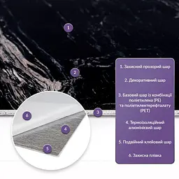 Самоклеюча стінова PET плитка Sticker Wall 600х300х2мм SW-00002312 - мініатюра 2