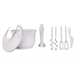 Ручний стаціонарний міксер з чашею, hand mixer set Silver Crest 300w - мініатюра 3