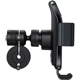 Автотримач із бездротовою зарядкою Baseus Smart Solar Power Wireless Cycling Electric Holder Black (SUZG010001) [85330] - мініатюра 4