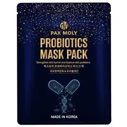 Маска тканинна Pax Moly для обличчя Real Probiotics з пробіотиками 25 мл