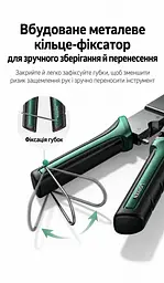 Обтискні кліщі для мережевого кабелю UGREEN NW136 Pro кримпер для штекерів 6P/8P з різанням та саморегульованим зняттям ізоляції для телефонних і мережевих штекерів категорій п’ять і шість та їхніх покращених версій не для екранованих штекерів із затискачем «ластівчин хвіст» для зняття ізоляції з круглих кабелів діаметром до 8 мм і з плоских кабелів з кільцем фіксації губок з механізмом зменшення зусилля м’які протиковзні руків’я TPE лезо 33 мм чорні (85949) - мініатюра 13
