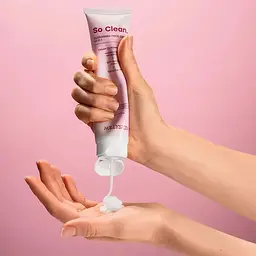 Крем для щоденного очищення шкіри обличчя Hollyskin So Clean з екстрактом камелії і рисом 100 г - мініатюра 2