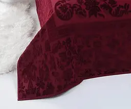 Велюрове покривало Odesa Bordo 200×220 см Belizza pbe0052233 - мініатюра 3