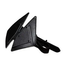 Маска на очі LOCKINK Vixen Blindfold, натуральна шкіра, чорна