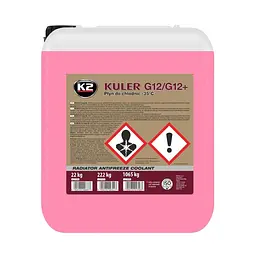 Антифриз K2 Kuler Long Life -35°C G12 червоний 22 кг (W406C) - мініатюра 2