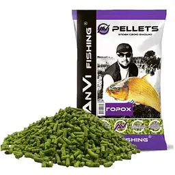 Принада ANVI-FISHING ГОРОХ 1кг в гранулах Pellets 5мм.