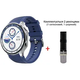 Розумний годинник NO.1 DT WATCH X з можливістю підключити навушники (Сріблястий) - мініатюра 6