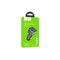 FM модулятор HOCO (E67, Black, Box) - мініатюра 7