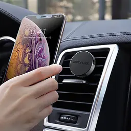 Автотримач для телефону магнітний BOROFONE BH8 на повітропровід Black - мініатюра 6