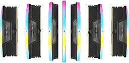 Модуль пам'яті Corsair DDR5 96GB (2x48) 6400MHz VENGEANCE RGB XMP 3.0 Black Heatspreader (CMH96GX5M2B6400C32) - мініатюра 3