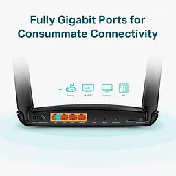 Роутер TP-Link 4G Archer MR600 AC1200 Black 802.11ac (Archer-MR600) - мініатюра 5