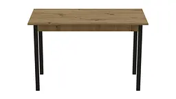 Стіл кухонний Ferrum-decor Маріо 75x120x80 Чорний ДСП Дуб Артізан 16мм (FRD-105739) - мініатюра 4