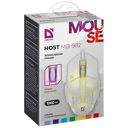 Мишка Defender Host MB-982 USB White (52983) - мініатюра 3
