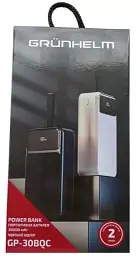 Повербанк Grunhelm GP-30BQC 30000 mAh 22.5W Black - мініатюра 4