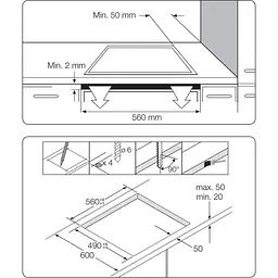 Індукційна варильна поверхня Samsung NZ64M3707AK [150304] - мініатюра 6