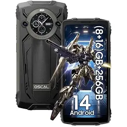 Смартфон Oscal Pilot 2 8/256GB Black