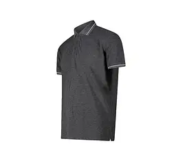 Поло CMP Man Polo Polyester-stretch Grey/White S (1097-34D5987-U901 46) - мініатюра 3