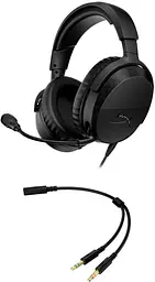 Ігрова гарнітура HyperX Cloud Stinger 3 mini-jack/dual 3.5mm Black (BS1T5AA) - мініатюра 3