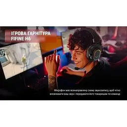 Навушники Fifine (H6) RGB 7.1 Black (H6) - мініатюра 4