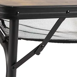 Складний стіл Bo-Camp Greene 120x60 cm Black/Wood look (1404210), Коричневий - мініатюра 7