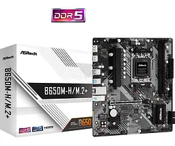 Материнська плата AsRock B650M-H/M.2+ (B650M-H/M.2+) (Socket AM5, AMD B650, Micro-ATX) - мініатюра 5