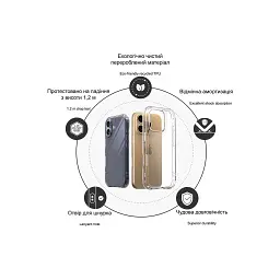 Чохол до мобільного телефона Drobak Acrylic Case with Airbag для Apple iPhone 15 (949405) - мініатюра 4