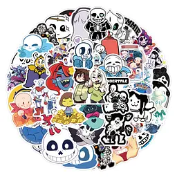 Стікерпак Андертейл Набір наклейок GeekLand undertale 55 штук
