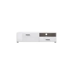 Тумба під ТВ Гербор Вушер RTV1D1SL Німфея альба + Білий глянець (GRB-1391)