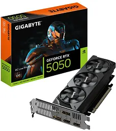 Відеокарта Gigabyte RTX 5050 8G OC Low Profile (GV-N5050OC-8GL) (GDDR6, 128 bit, PCI-E v5.0 x16) - мініатюра 8