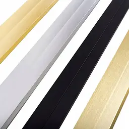 Шторка для ванни Rea Fabian 100 gold розсувна REA-K6526, Універсальна, прозорий, золотий - мініатюра 5
