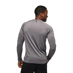 Кофта Black Diamond M Heritage Wordmark LS Tee S Steel Grey (1033-BD 7530900034SML1) - мініатюра 3