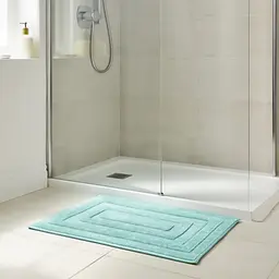 Килимок для ванної кімнати 60x90 см із мікрофібри м'ятний Colorful Home - мініатюра 2