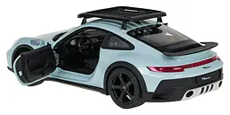 Машинка Porsche 911 Dakar Mint голубий RASTAR модель 1:14 Автомобіль на дистанційному керуванні + пульт - мініатюра 8