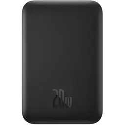 Зовнішній акумулятор Baseus Magnetic Mini Air Wireless Fast Charge Power Bank 6000mAh 20W Cluster Black（With Simple Series Charging Cable Type-C to (P10059002113-00)