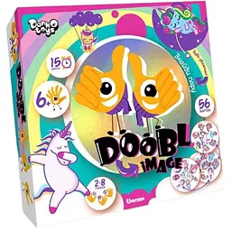 Настільна гра Danko Toys Доббль Картинки Unicorn (Doobl Image) (в асорт.) (укр.) (DBI-01-04U)