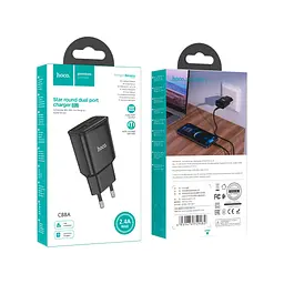 Зарядний пристрій HOCO C88A Black (6931474749482) - мініатюра 4