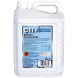 Антифриз Alpine C11 Kuhlerfrostschutz концентрат -80 ° C синій 5л - мініатюра 2