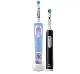Набір електричних зубних щіток Oral-B Braun Pro3 Family Edition: Pro Series 1 для дорослих + Pro Kids 3+ Frozen для дітей - мініатюра 2