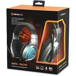 Гарнітура Real-El GDX-7670 GunMetal (EL124100040) - мініатюра 10
