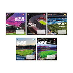 Зошит Yes World stadium А5 48 аркушів лінія (767133), в асортименті