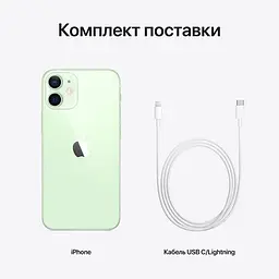 Смартфон Apple iPhone 12 mini 128Gb Green [MGE73] [50848] - мініатюра 5