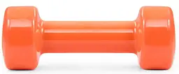 Гантелі вінілові PowerPlay 4125 Achilles 2*1 кг Помаранчеві 2 шт + Гумка для фітнесу 7,5 кг (PP_4125_1kg_2in) - мініатюра 3