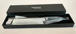 Ніж кухонний-сокир 17 см Damascus DK-AK 3005 AUS-10 дамаська сталь 73 шари - мініатюра 8