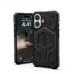 Чохол-накладка Urban Armor Gear Monarch для Apple iPhone 16 Carbon Fiber (114462114242) - мініатюра 4